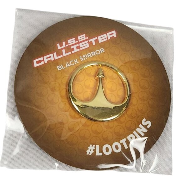 2019 Netflix U.S.S. Callister Black Mirror Loot Pin Loot Crate - Picture 2 of 5